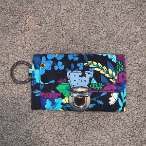 Vera Bradley “Midnight Blues” small buckle wallet